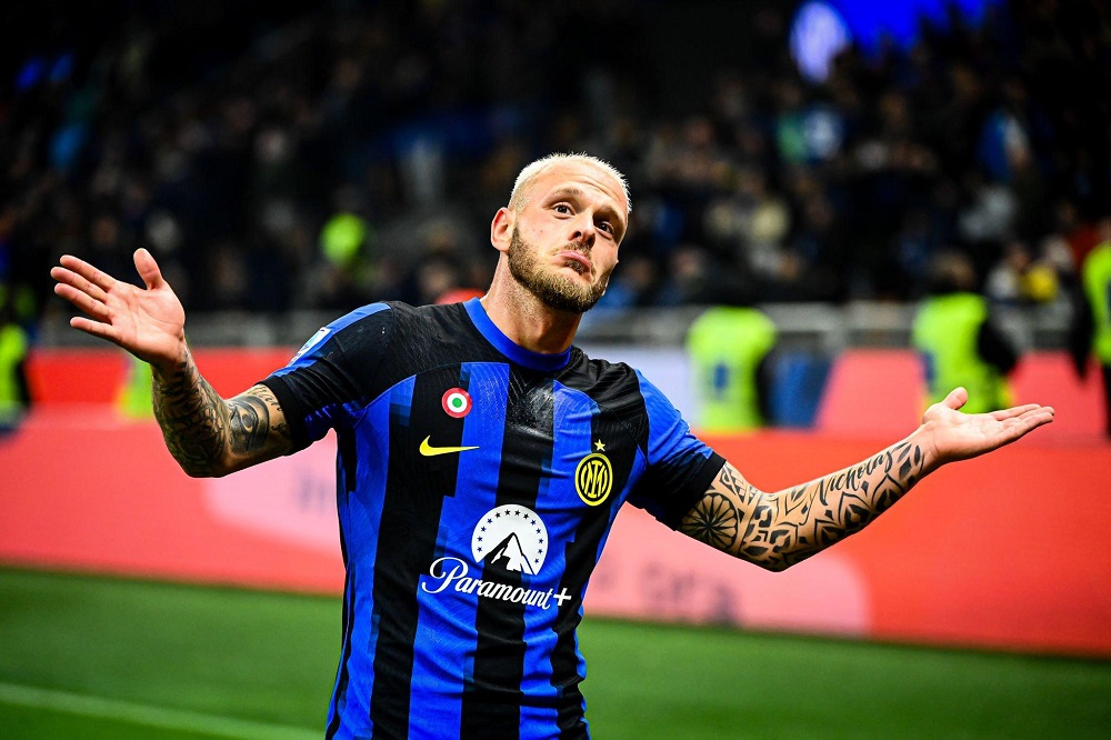 Federico Dimarco ghi bàn thắng đẹp nhất mùa giải 2023/2024? - Ảnh 1