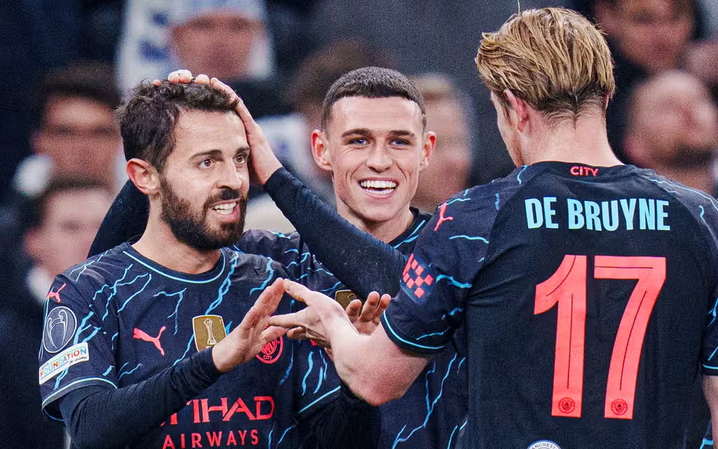 Kết quả bóng đá hôm nay 14/2: Man City đặt một chân vào tứ kết - Ảnh 1