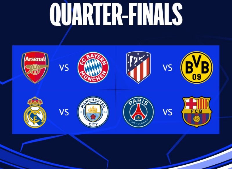 Lộ diện những cặp đấu vòng Tứ kết UEFA Champions League 2023/24 - Ảnh 2
