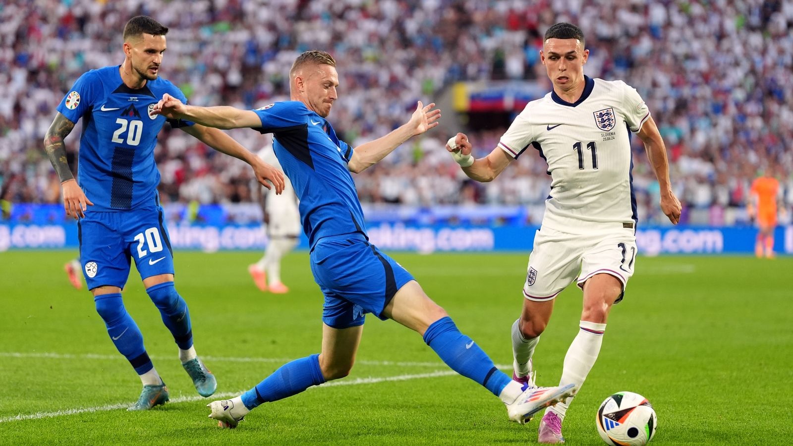 Kết quả bóng đá hôm nay 26/6: Anh hòa tệ hại với Slovenia - Ảnh 1