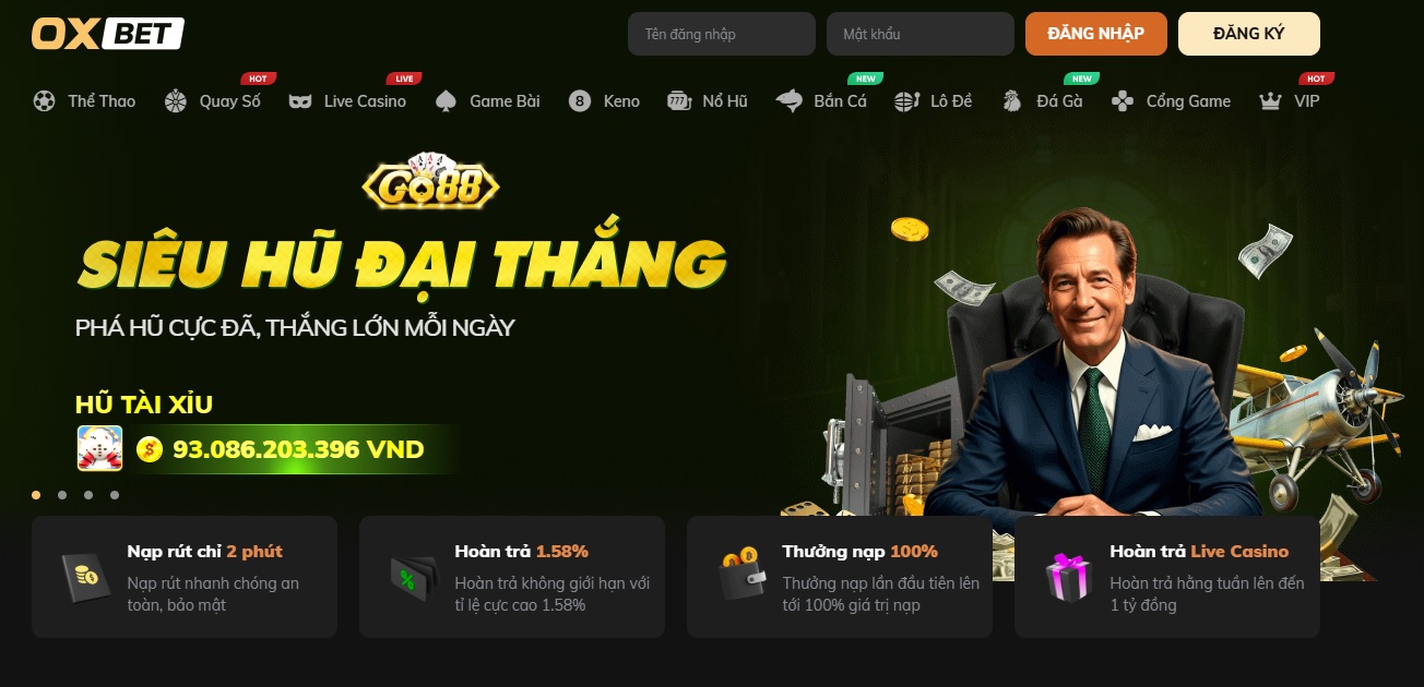 Kh&aacute;m ph&aacute; những điều th&uacute; vị về nh&agrave; c&aacute;i Oxbet mới nhất 2025 - Ảnh 1