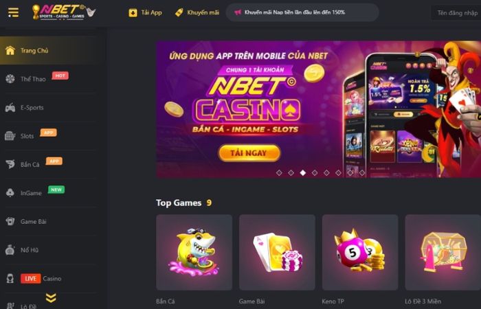 Nh&agrave; C&aacute;i Nbet - S&acirc;n Chơi C&aacute; Cược, Game B&agrave;i Online Uy T&iacute;n Số 1 - Ảnh 2