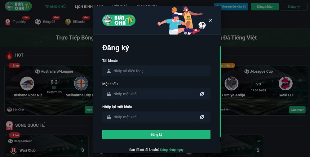 Bún Chả TV - Xem trực tiếp bóng đá miễn phí với bình luận tiếng Việt   - Ảnh 3