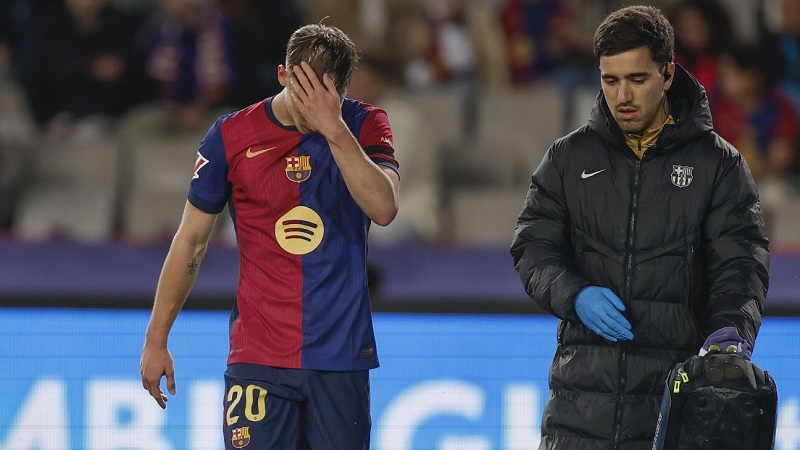 Barca xác nhận thời gian Olmo vắng mặt - Ảnh 1