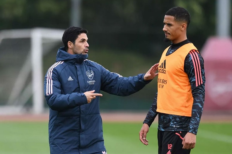 William Saliba đàm phán với Real Madrid - Ảnh 1