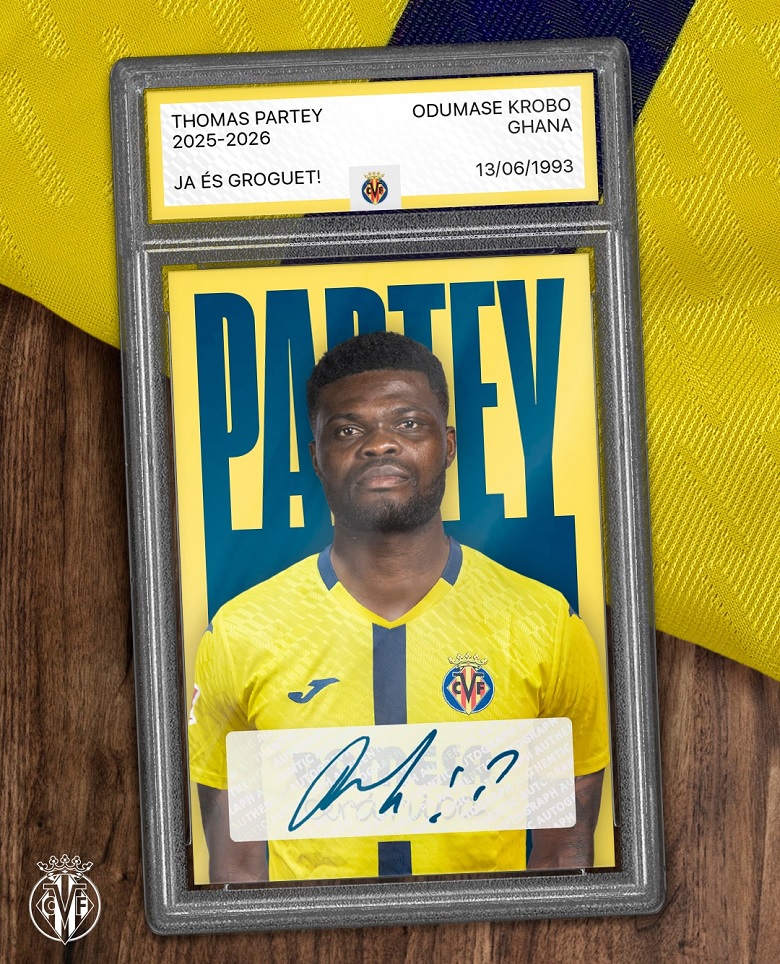 Villarreal chính thức ký hợp đồng với Partey - Ảnh 1