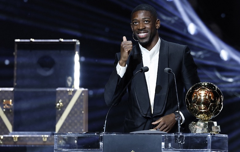 Dembele hơn Yamal bao nhiêu điểm ở cuộc đua Quả bóng vàng 2025? - Ảnh 1