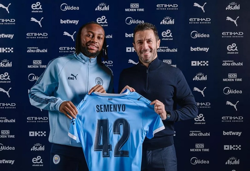 Semenyo ký hợp đồng 5,5 năm, chọn số áo gắn liền với huyền thoại Yaya Touré - Ảnh 1