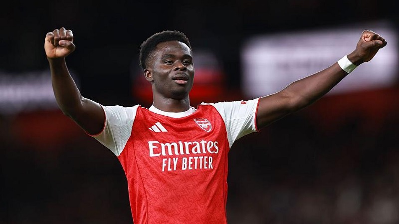 Arsenal ‘trói chân’ Saka thêm 5 năm - Ảnh 1