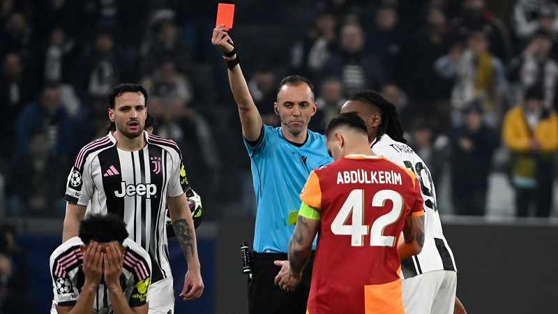 Vì sao trọng tài đổi thẻ vàng thứ 2 thành thẻ đỏ trực tiếp với cầu thủ Juventus? - Ảnh 1