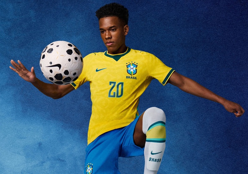 Áo đấu World Cup 2026 của Brazil chính thức lộ diện - Ảnh 1
