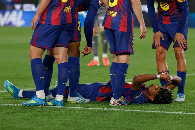 Yamal khiến CĐV Barca lo lắng dù vừa lập công - Ảnh 1