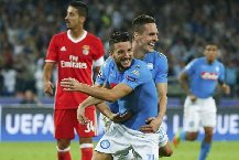 Nhận định, Soi kèo Benfica vs Napoli 03h00 ngày 11/12: Bất phân thắng bại
