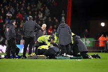 Tom Lockyer thoát khỏi nguy kịch sau cơn ngừng tim ở trận đấu với Bournemouth